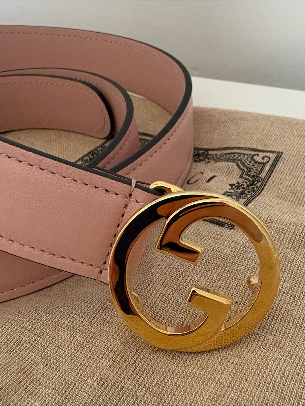 GUCCI Blondie Women’s Belt Blush Pink - NEW - Size 100/40